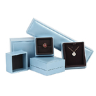 Hoogste Flip Luxury Leather Jewellery Box met Schuimtussenvoegsel Matte Lamination