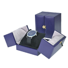 Metaallogo pu leather jewellery box voor het Horloge van de Armbandarmband Verpakking