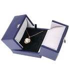 Metaallogo pu leather jewellery box voor het Horloge van de Armbandarmband Verpakking
