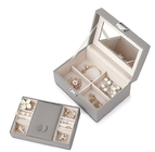 De Juwelendoos van Silkscreenlogo leather gift box leather met Slot