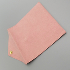 OEM ODM de Gift van de Stoffendrawstring van de Suèdeenvelop doet Roze Kleur in zakken