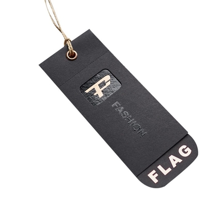 De Dikte van luxematte custom apparel hang tags 350gsm 700gsm